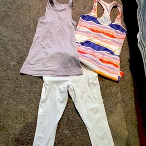 Lululemon/athleta bundle of tanks/ leggings